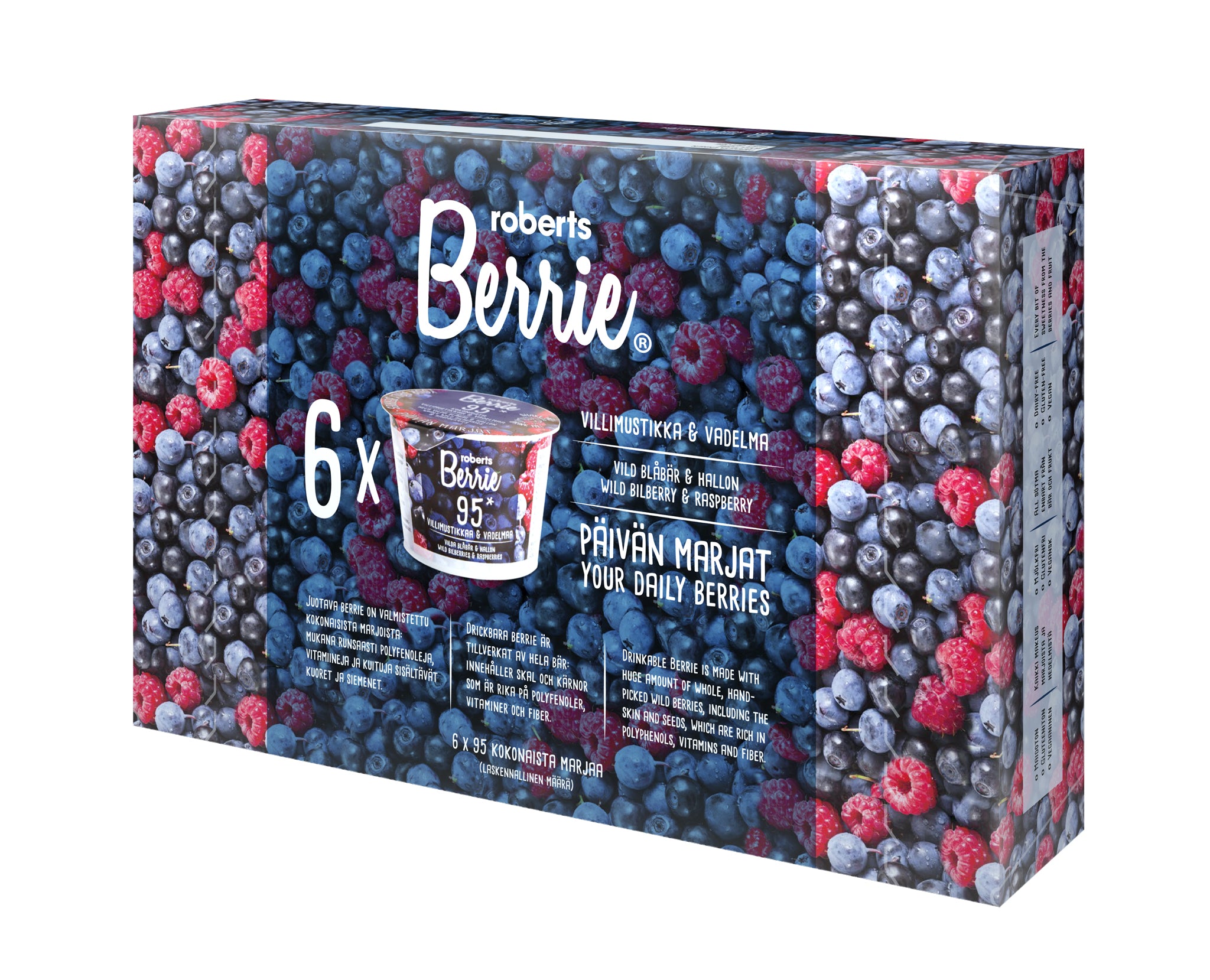 Vad fekete áfonya & málna